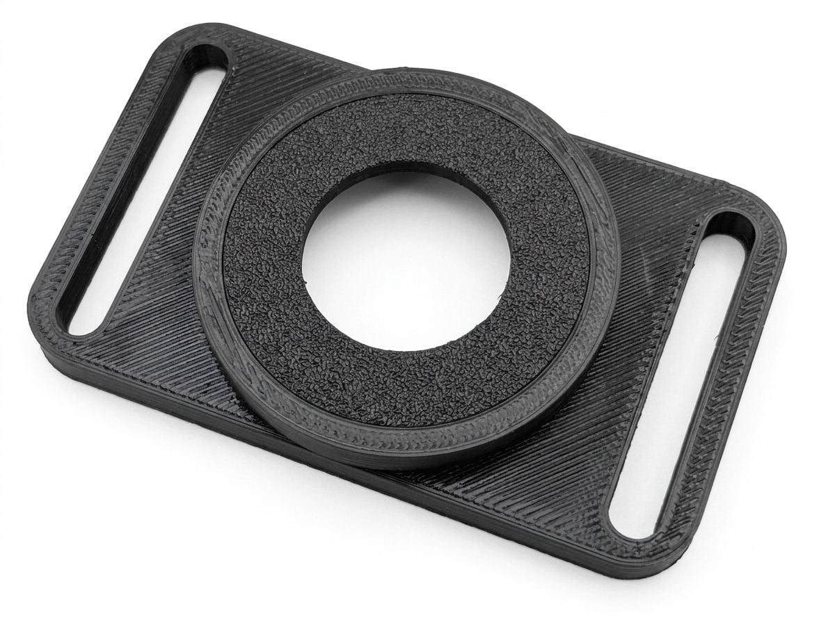 Placing the spacer into the rear collar of the BoxFilter.