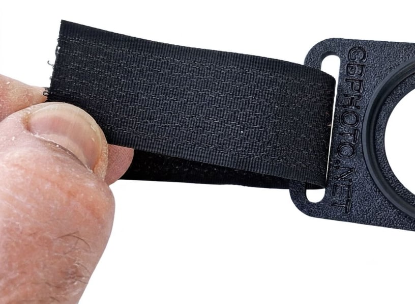 Installing strap onto BoxFilter holder